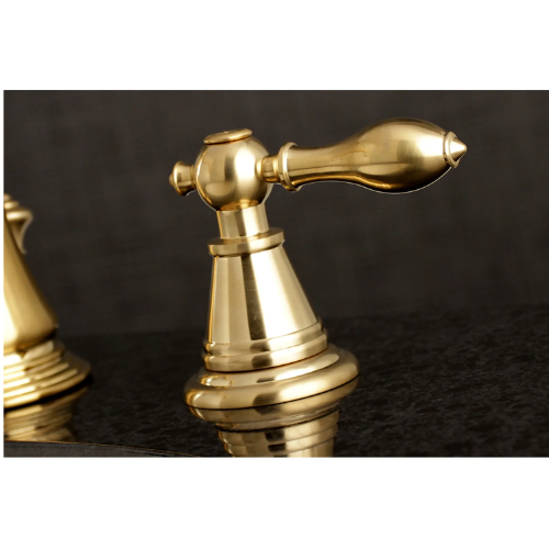 Licos English Classic Two-Handle 3-Hole Deck Mount Widespread Bathroom Faucet